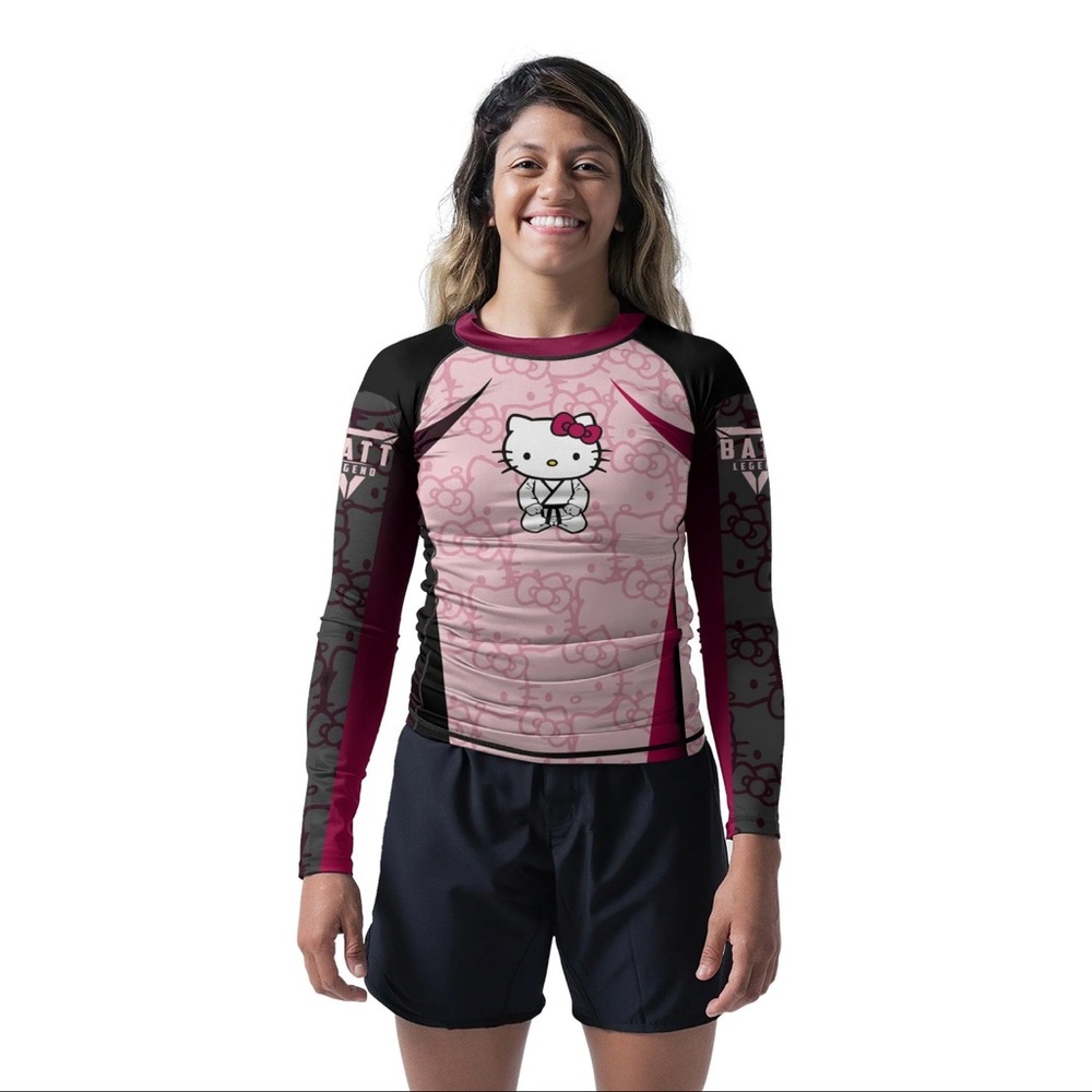 Hello Kitty Pink and Black Rashguard